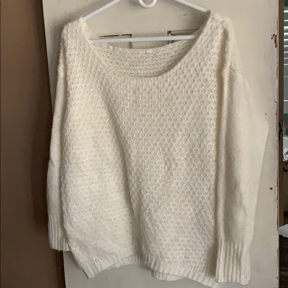 Cream sweater